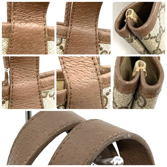 Authentic Gucci GG Marmont Sherry Large Tote Canvas Ophidia Shoulder Bag Handbag - Picture 11 of 11